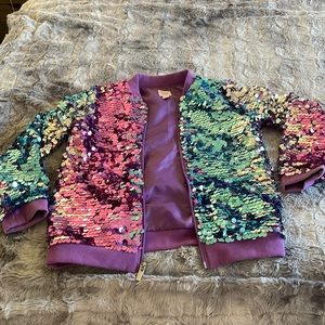 Sequins girl’s jacket